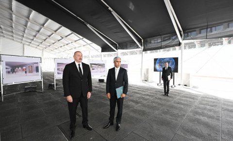 Prezident Bakı Olimpiya Stadionunun ərazisində COP29-a hazırlıqla bağlı görülən işlərlə tanış olub