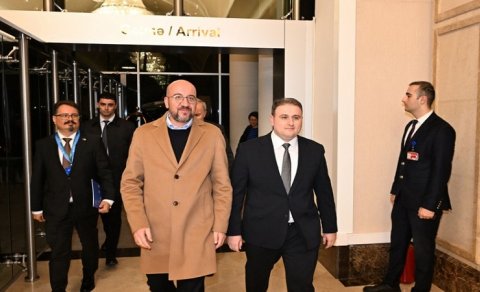 Avropa İttifaqı Şurasının prezidentinin Azərbaycana səfəri başladı