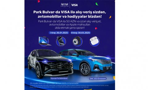 "Park Bulvar" Ticarət Mərkəzində "VİSA" ilə möhtəşəm lotereya
