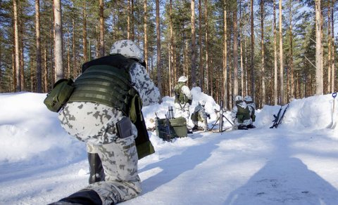 Finlandiyada keçirilən təlimlər zamanı -15°C temperatur Britaniya hərbçilərini şoka salıb