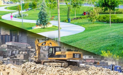 Bakıda söküntü başladı: İki yeni park salınacaq - ÜNVANLAR
