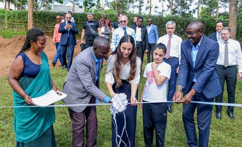 Heydər Əliyev Fondunun dəstəyi ilə Ruanda məktəbi içməli su ilə təchiz olundu - FOTO