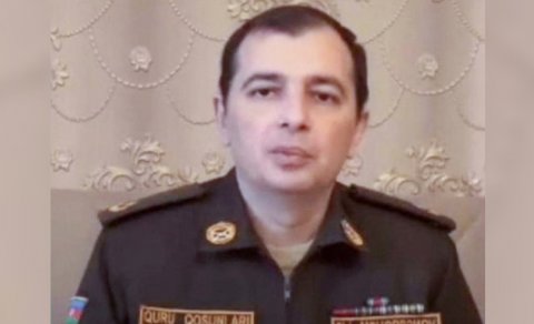 Ordumuzun zabiti vəfat etdi
