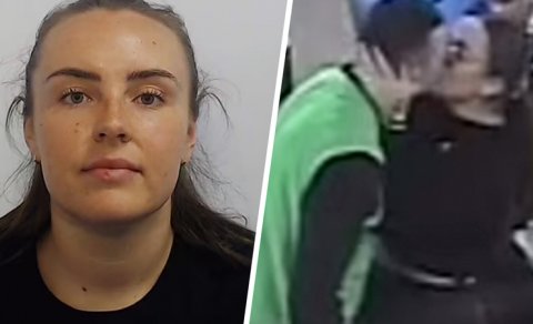 Məhbuslarla öpüşən polis qadın həbs edildi