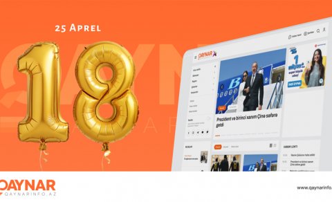 "Qaynarinfo" 18 yaşını qeyd edir
