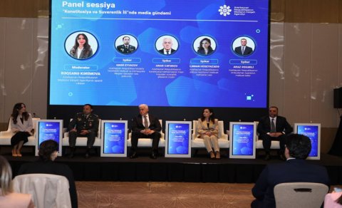 “İctimai proseslər media müstəvisində” mövzusunda II Forumda “Konstitusiya və Suverenlik İli”ndə media gündəmi”nə həsr olunan