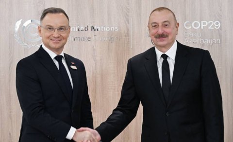 İlham Əliyev Polşa Prezidentini təbrik etdi