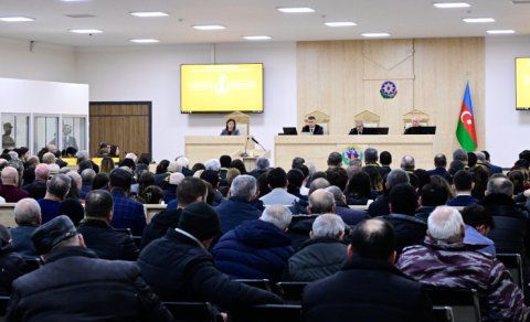 Məhkəmədə Sarkisyan və Akopyanın Azərbaycan ərazilərinin işğalında iştirakını ifşa edən material nümayiş olundu