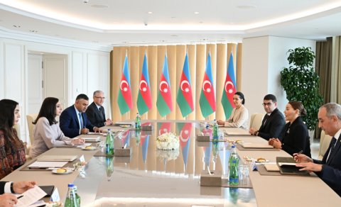 Mehriban Əliyeva Mərakeşin xanım Şahzadəsi ilə görüşdü - FOTO