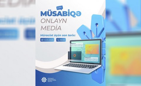 MEDİA onlayn media subyektlərinə dəstək üçün müsabiqə elan etdi

