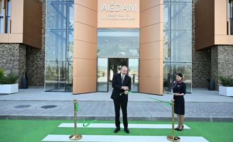 Prezident Ağdamda açılışlar etdi -YENİLƏNİB