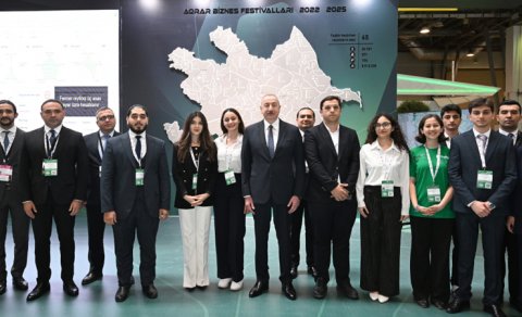Prezident "InterFood Azerbaijan" və "Caspian Agro" sərgiləri ilə tanış oldu - YENİLƏNİB