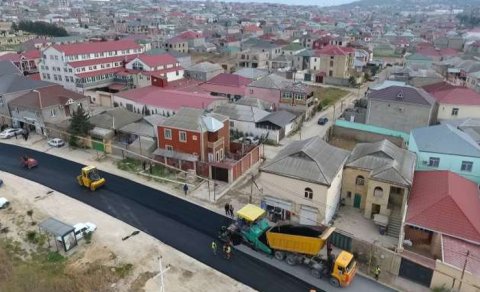 Bakının bu kəndi yenilənir - RƏSMİ