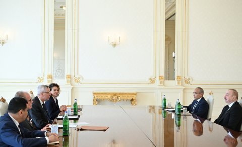 Prezident Alman İqtisadiyyatının Şərq Komitəsinin sədrini qəbul etdi - YENİLƏNİB
