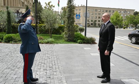 Prezident DGK-nin yeni inzibati binasının açılışında iştirak etdi - FOTO