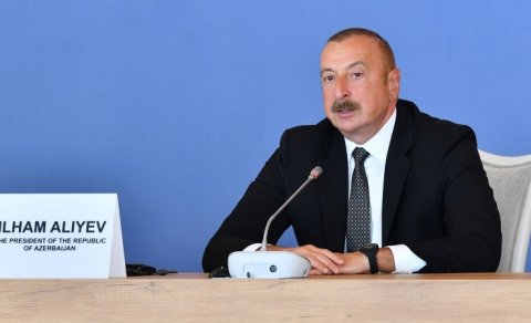 Prezident Məhkəmə-Hüquq Şurasının 20 illiyinə həsr olunan konfransın iştirakçılarına müraciət ünvanladı
