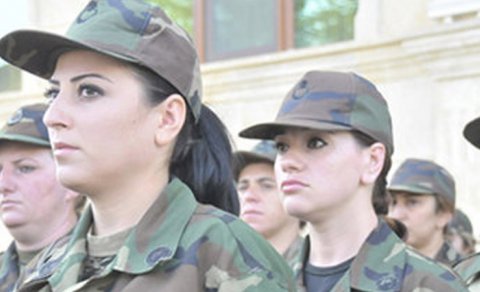Azərbaycan Ordusunda xidmət edən qadınların sayı