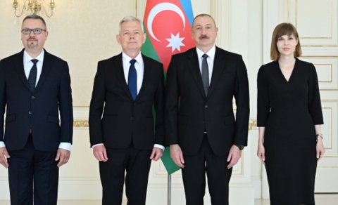 Prezident yeni səfirlərin etimadnaməsini qəbul etdi - YENİLƏNİB