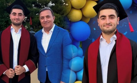 Mənsum İbrahimovun oğlu məzun oldu - FOTO