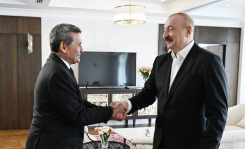 İlham Əliyev Xankəndidə Rəşid Meredovu qəbul etdi - FOTO