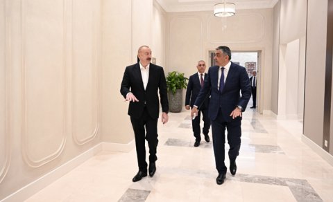 Prezident Xankəndində açılışlar etdi- YENİLƏNİB