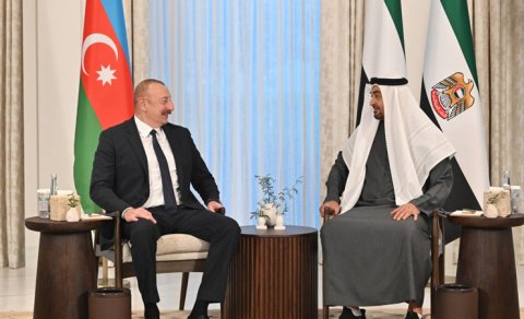 Azərbaycan BƏƏ Prezidentlərinin görüşü oldu - YENİLƏNİB