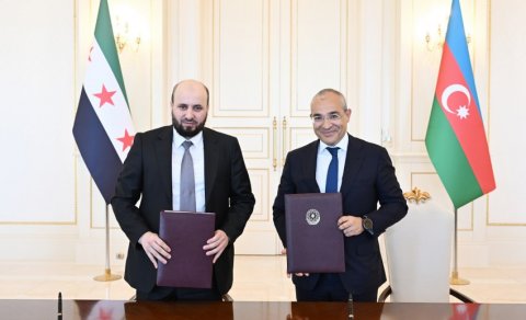 SOCAR Suriya Hökuməti ilə Anlaşma Memorandumu imzaladı - FOTO