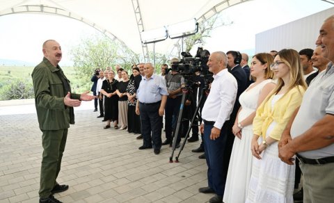 İlham Əliyev: Daha heç kim bizi bu yerlərdən çıxara bilməz