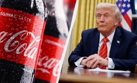 "Coca-Cola" Trampın yolunu getdi: Şirkət yeni qazlı su buraxacaq
