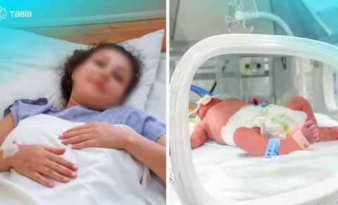 Metroda dünyaya gələn uşaq və ananın fotosu