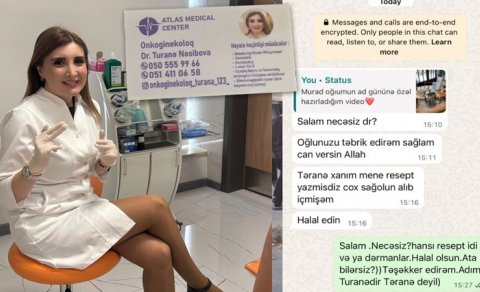 "Tibbi təhsili yoxdur, lakin həkimdir" - Onkoginekoloq Turanə Nəsibovadan şikayət
