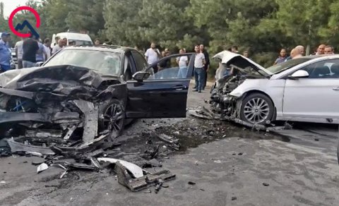 Tərtərdə yol qəzası - 3 nəfər yaralandı