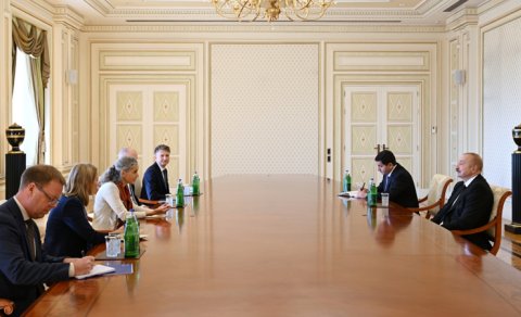 Prezident Avropa İttifaqının Cənubi Qafqaz üzrə xüsusi nümayəndəsini qəbul etdi - FOTO
