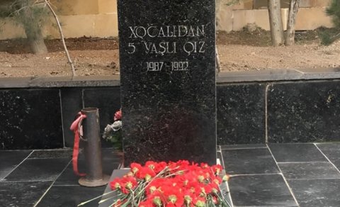 Şəhidlər xiyabanında dəfn olunan beş yaşlı naməlum uşağın qalıqları ekshumasiya edildi