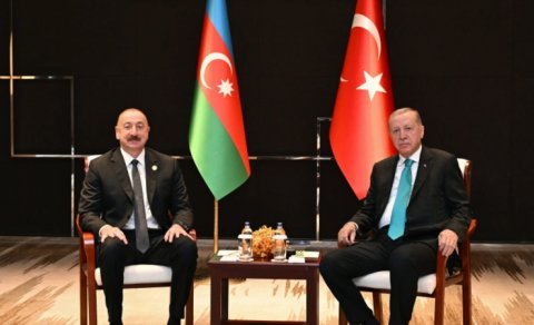 İlham Əliyev Çində Ərdoğanla görüşdü - FOTO
