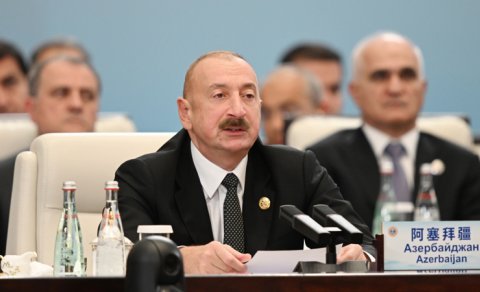 İlham Əliyev "ŞƏT plyus" formatında görüşdə çıxış etdi - YENİLƏNİB