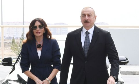 Prezident və xanımı Pekində ziyafətdə iştirak etdi
