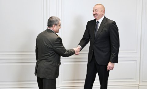 Prezident Selçuk Bayraktaroğlunu qəbul etdi - FOTO