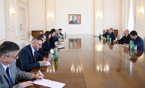 Prezident Avropa İttifaqının Genişlənmə üzrə komissarını qəbul etdi - FOTO