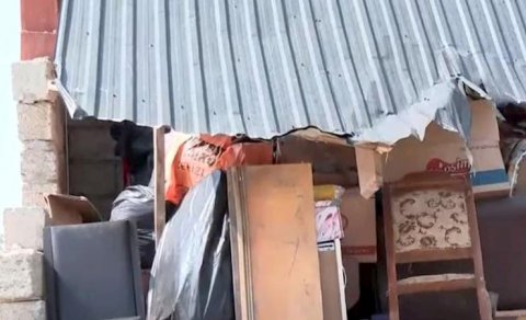 İcra hakimiyyəti içərisində yaşayış olan 10-dan çox evi söküb - VİDEO