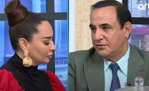 Canlı efirdə gərgin anlar: Arzu Qarabağlı ilə Manaf Ağayev üz-üzə gəldi - VİDEO