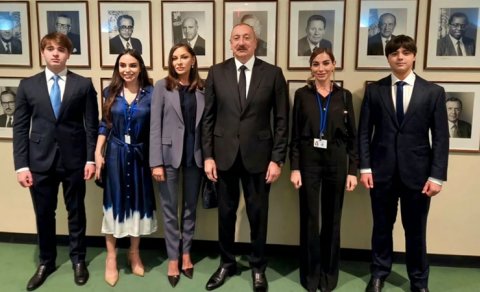 Prezident ailəsinin Nyu-Yorkdan fotosu