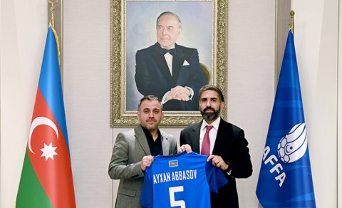 AFFA prezidenti Ayxan Abbasovla görüşdü