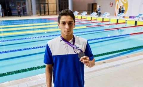 III MDB Oyunları: Azərbaycan üzgüçüləri 1 qızıl və 1 bürünc medal qazandı