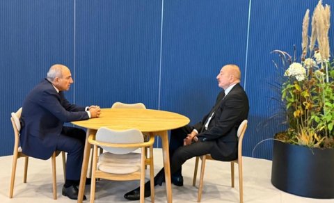 İlham Əliyev Kopenhagendə Nikol Paşinyanla görüşdü