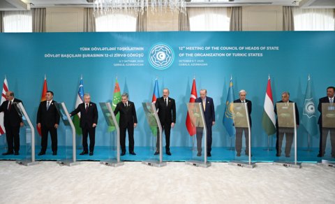 Türkmənistan tərəfindən Füzulidə tikiləcək məscidin onlayn formatda təməli qoyuldu - FOTO