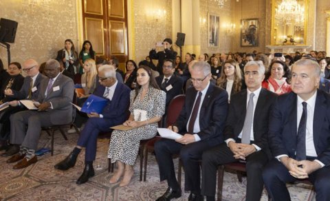 Leyla Əliyeva Londonda yüksək səviyyəli iqlim dialoqunda iştirak etdi - FOTO