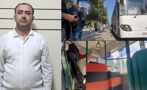 Sərnişin avtobusunu narkotik qəbul edərək sürürmüş... - VİDEO