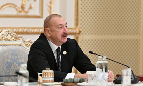 Prezident MDB Dövlət Başçıları Şurasının iclasında Laçının inkişafından danışdı