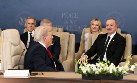 Prezident Yaxın Şərq Sülh Sammiti ilə bağlı paylaşım etdi - VİDEO